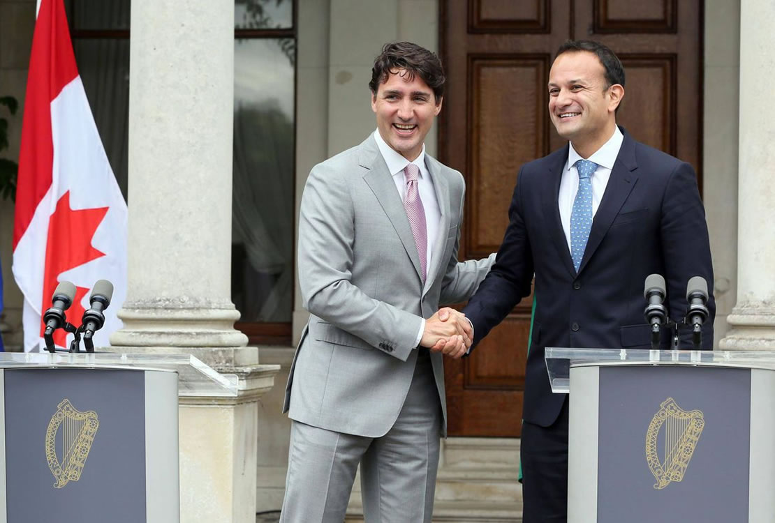 Leo Varadkar & Justin Trudeau