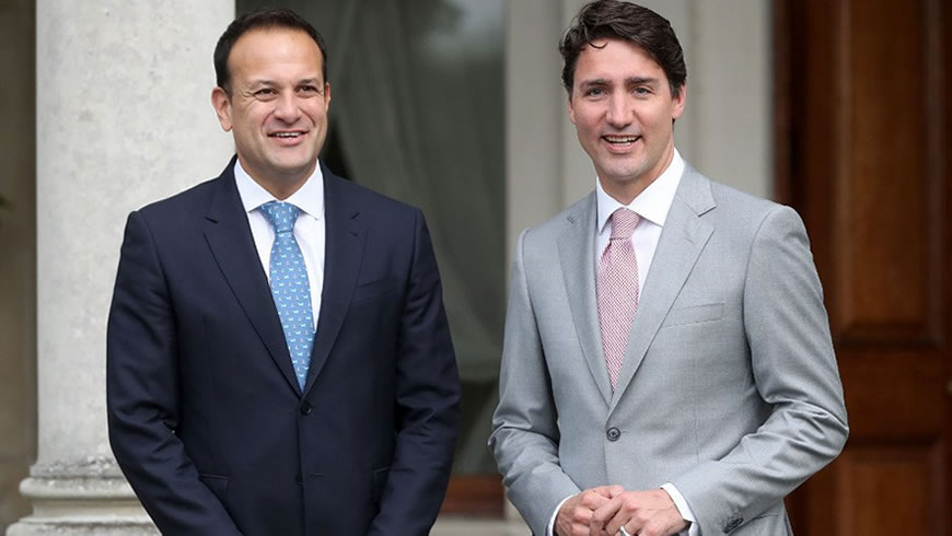 Leo Varadkar Justin Trudeau