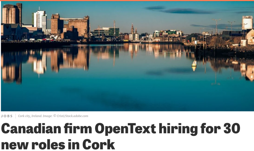 Open Text in Ireland