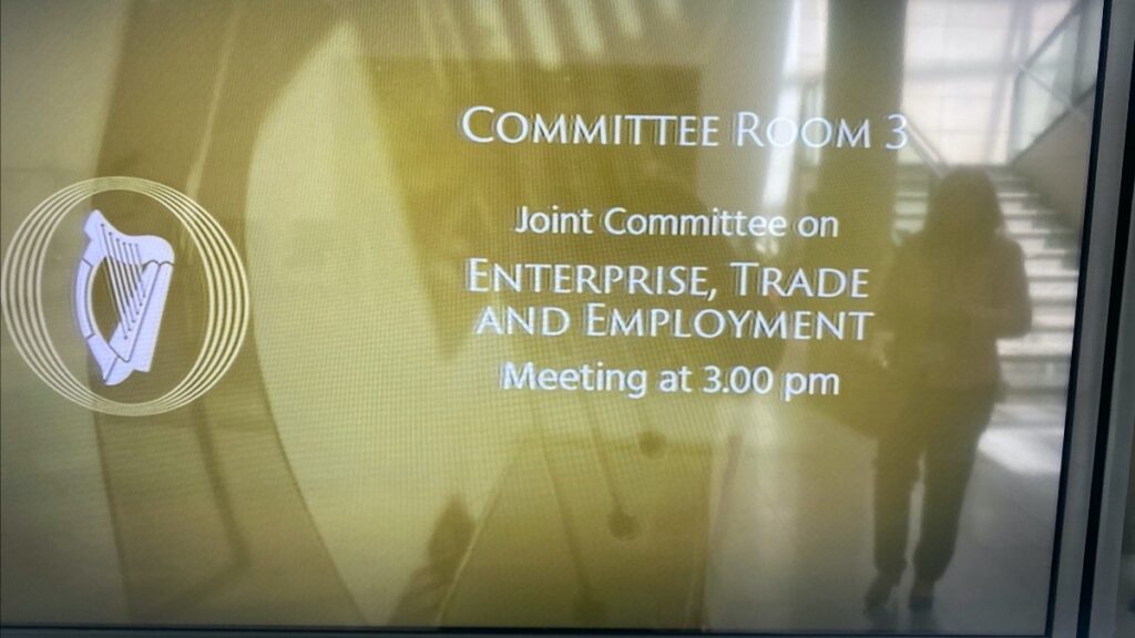 ICBA speaks to Joint Oireachtas Committee on Enterprise, Trade and Employment