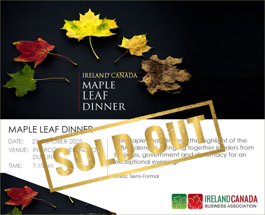 2025 ICBA Maple Leaf Dinner Now Sold Out